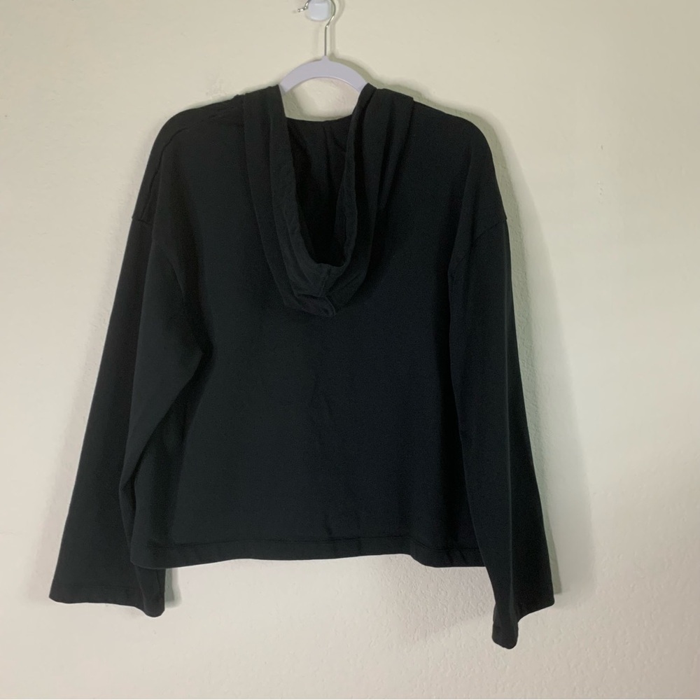 Nike sportswear Womens black full zip wide arm hooded sweater L - Picture 4 of 8